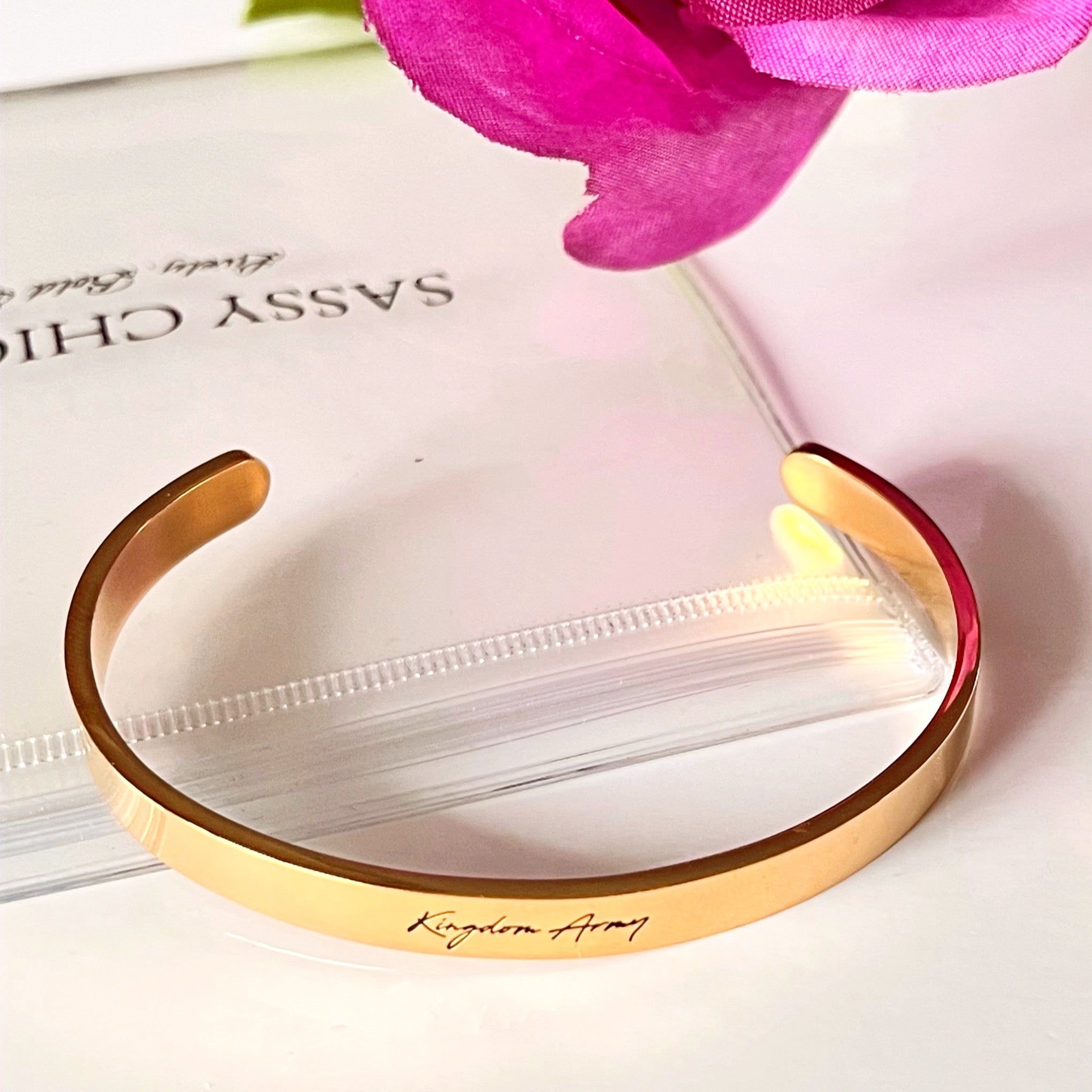 Kingdom Army Cursive cuff