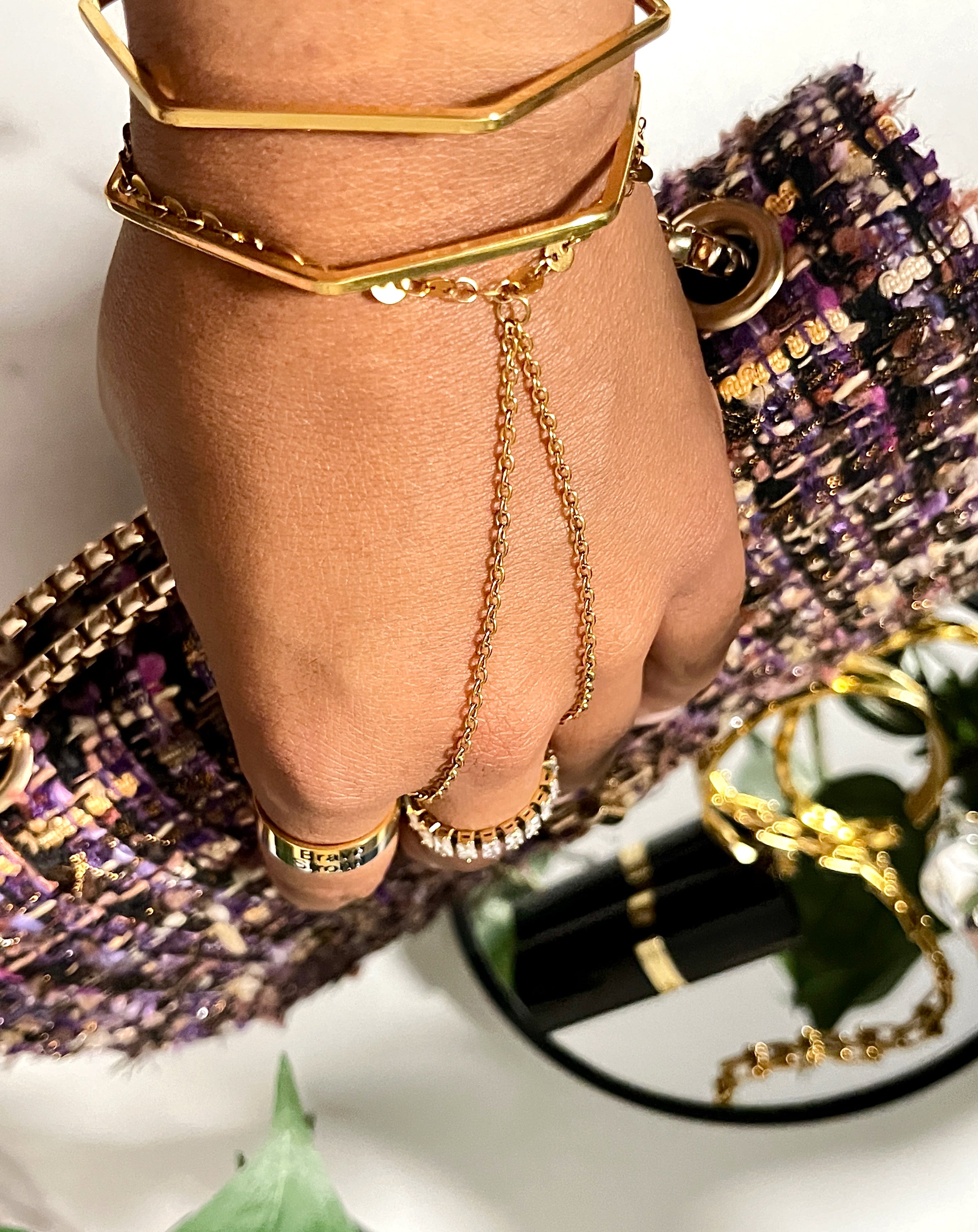 "Cocoa"Bracelet Cuff