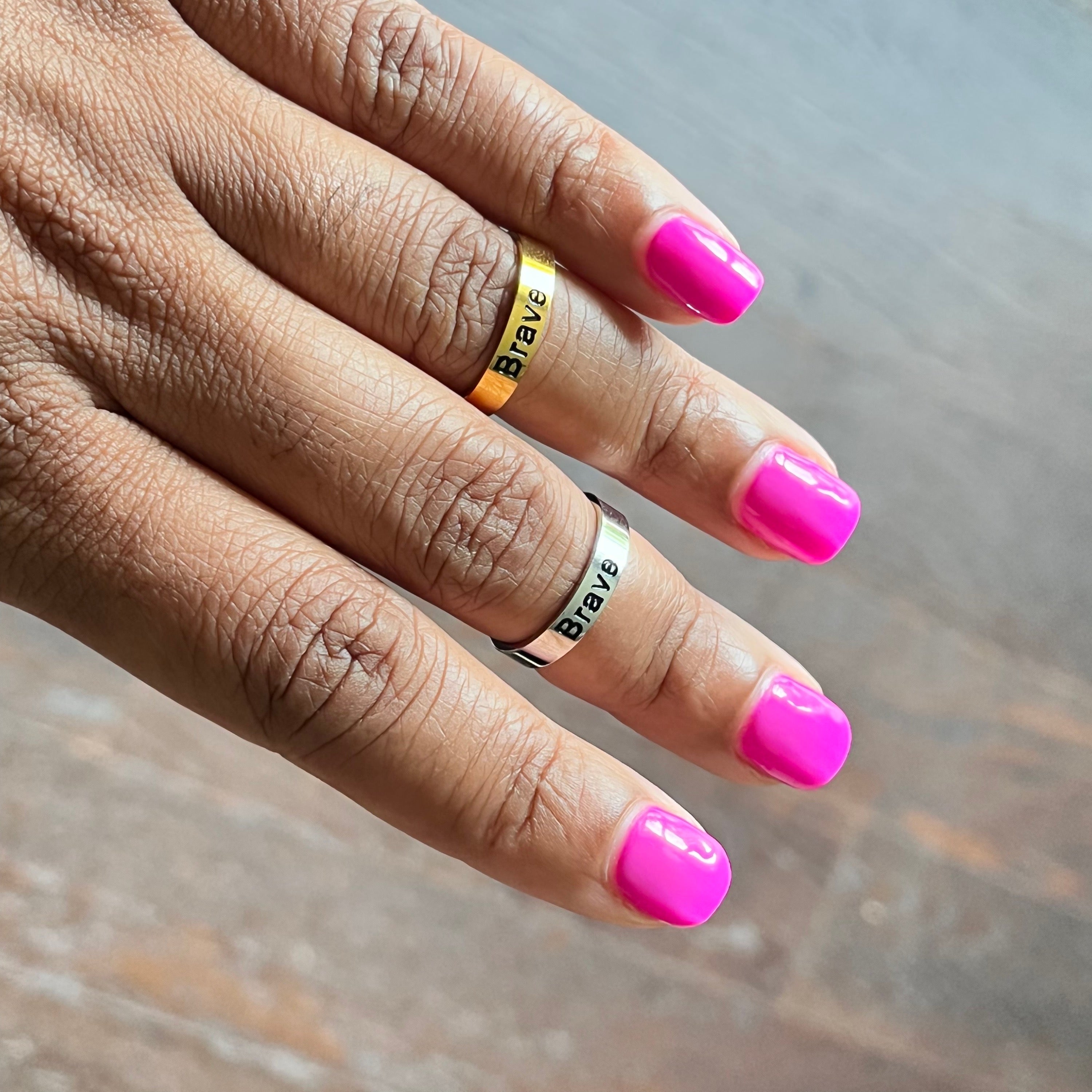 "Brave" Ring