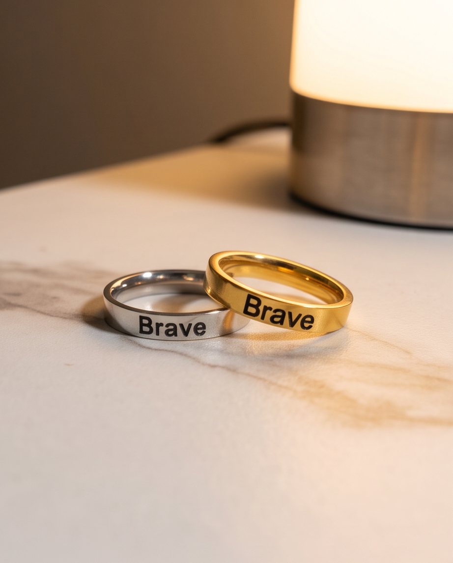 "Brave" Ring