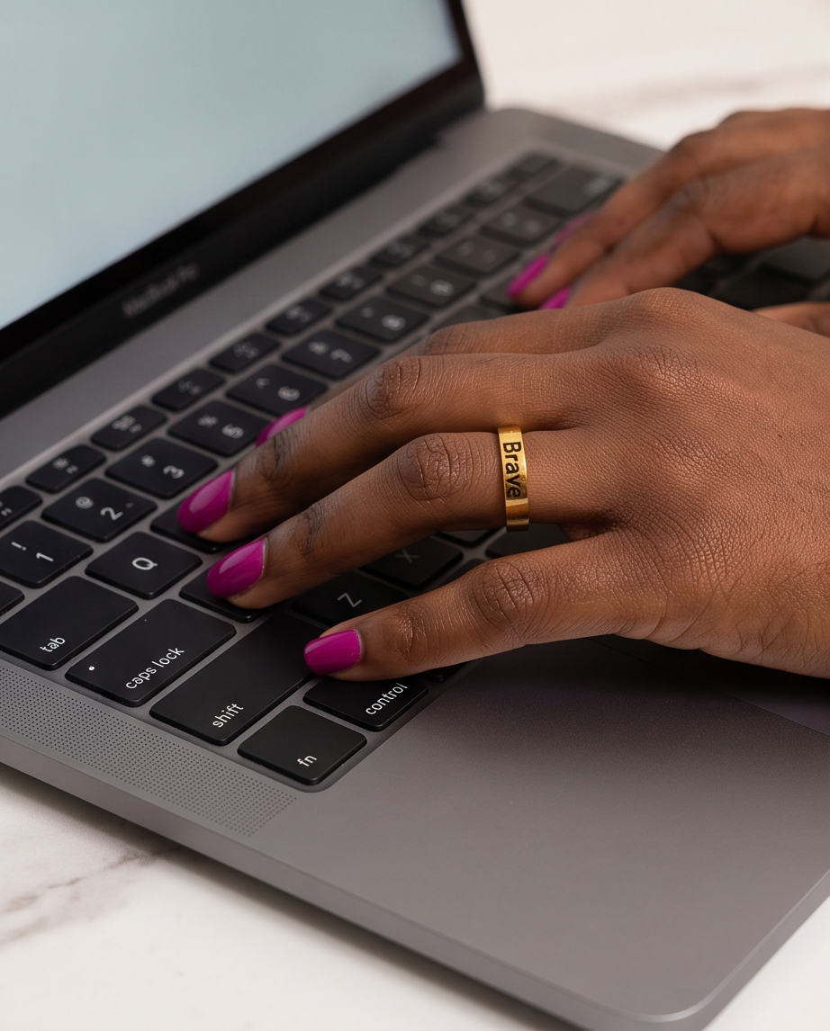 "Brave" Ring