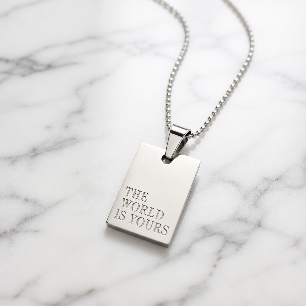 "The World Is yours" Necklace
