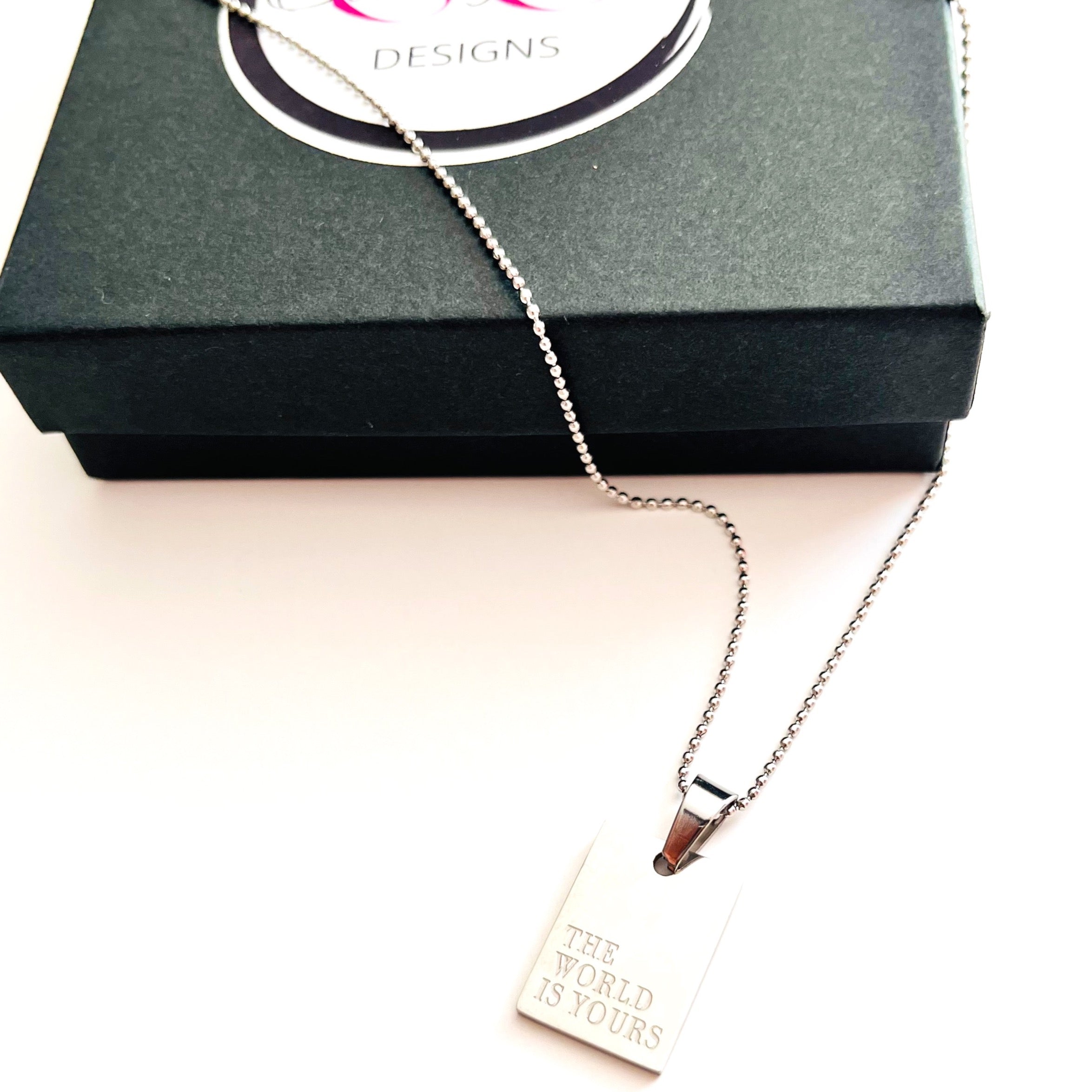 "The World Is yours" Necklace