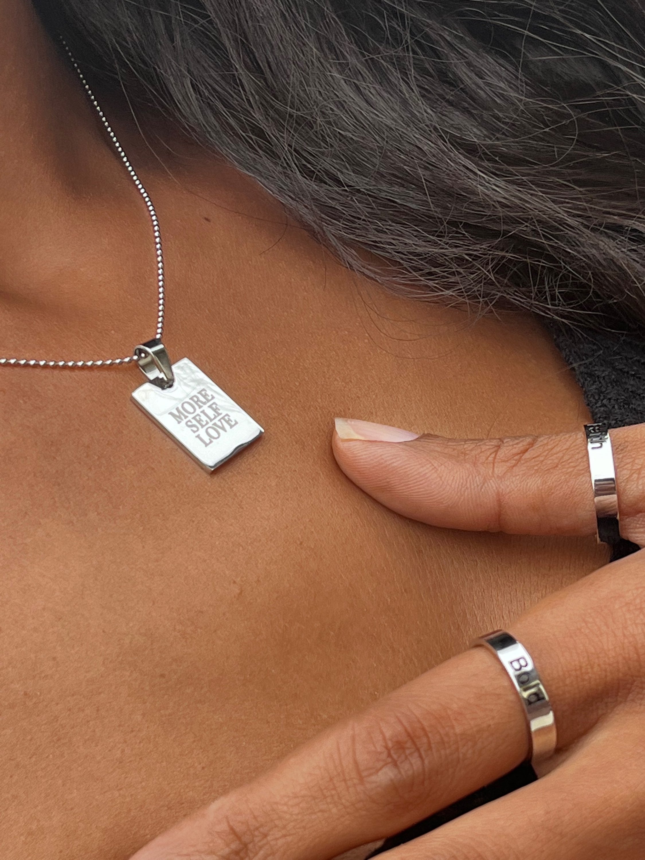 “More self love” Necklace
